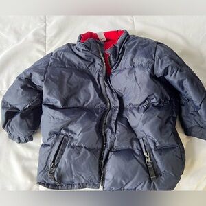 Gap Baby Boy Fleece lined Navy  Blue Puffer Winter Coat